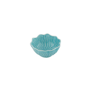 Bordallo Pinheiro Bordallo Pinheiro Flora Small Bowl in Turquoise 36094