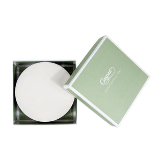 Caspari Cream Lizard Coaster Round 8 In Felt-4 Inch Diam 4024CR