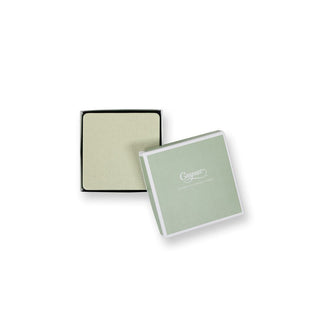 Caspari Moss Green Square Lizard Coasters - set of 8 4025CC