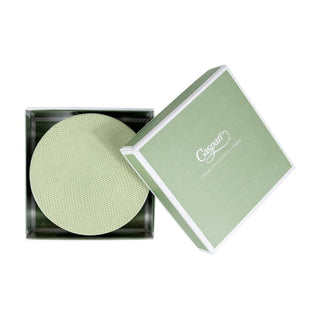 Caspari Moss Green Lizard Coaster Round 8 In Felt-4 Inch Diam 4025CR