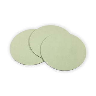 Caspari Moss Green Lizard Ttop Placemat Round Felt-14.5 Diam 4025PMR