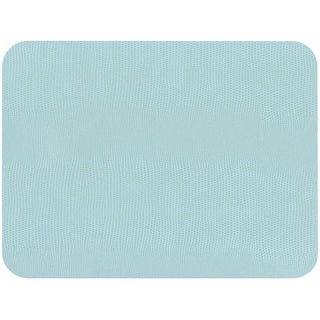 Caspari Soft Aqua Lizard Ttop Placemat Felt-16 X 12 Inches 4026PMC