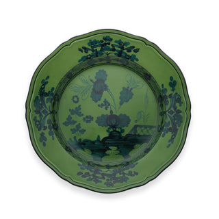 Ginori 1735 Oriente Italiano Dinner Plate in Malachite - 1 Each 41388