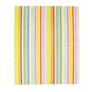 Caspari Cabana Stripe Bright Guest Towel 4640G