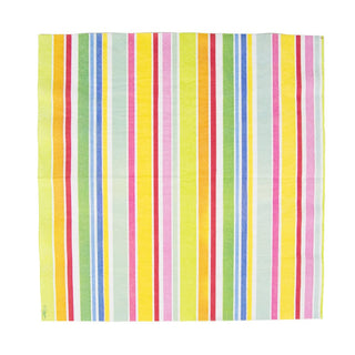 Caspari Cabana Stripe Bright Napkin Luncheon 4640L