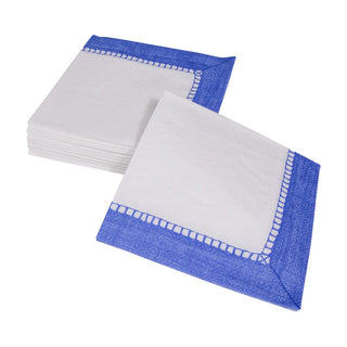 Caspari Linen Blue Napkin Cocktail - 20 count 4783C