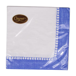 Caspari Linen Blue Napkin Cocktail - 20 count 4783C