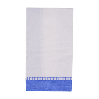 Caspari Linen Blue Guest Towel - 15 count 4783G
