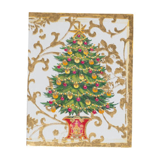 Caspari Gilded Tree Foil Enclosures 4 Pk Foil 54AENC