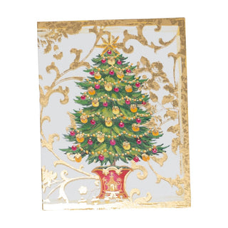 Caspari Gilded Tree Foil Enclosures 4 Pk Foil 54AENC