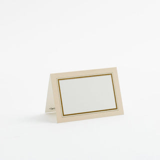 Caspari Gold Border Place Cards Package 10 In 62904P