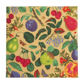 Caspari Royal Orchard Gold 2 Luncheon Napkins - includes 20 Luncheon Napkins 6482L