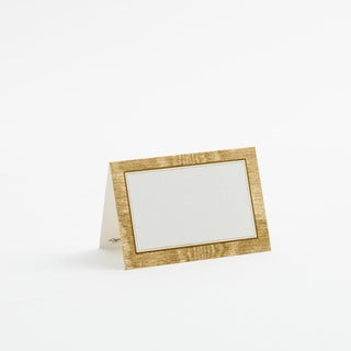 Caspari Moire Gold Place Cards Package 10 In 67924P