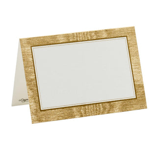Caspari Moire Gold Place Cards Package 10 In 67924P