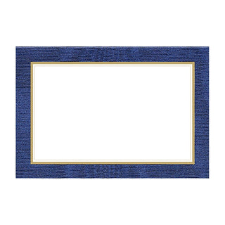 Caspari Moire Blue Place Cards Package 10 In 67925P