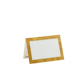 Caspari Gold Leaf Placecards 10 In Packet 70909P