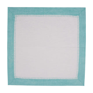 Caspari Linen Robin's Egg Blue Napkin Cocktail 7650C