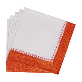 Caspari Linen Coral Napkin Cocktail 7653C