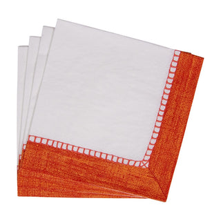 Caspari Linen Coral Napkin Cocktail 7653C