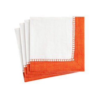 Caspari Linen Coral Napkin Cocktail 7653C