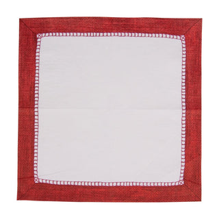 Caspari Linen Red Napkin Cocktail 7655C