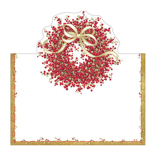 Caspari Pepperberry Place Cards Die Cut Package 8 In 78938P