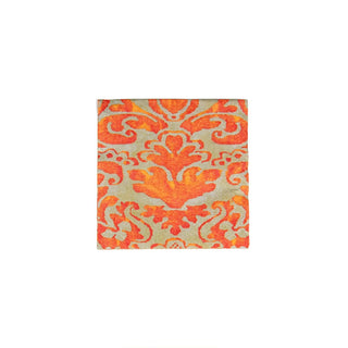 Caspari Palazzo Paper Cocktail Napkins in Coral - 40 Per Box 7969B
