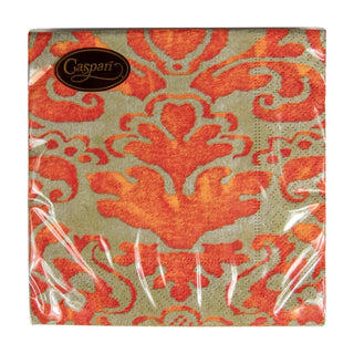 Caspari Palazzo Coral Napkin Cocktail 7969C