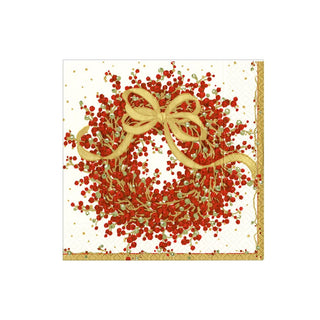 Caspari Pepperberry 2 Napkin Cocktail 8070C