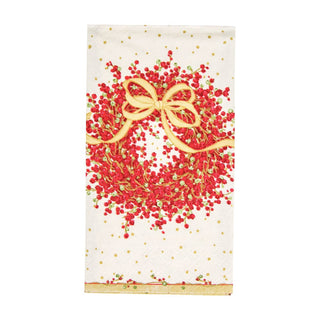 Caspari Pepperberry Guest Towel - 15 Napkins per Package 8070G