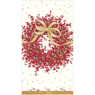 Caspari Pepperberry Guest Towel - 15 Napkins per Package 8070G