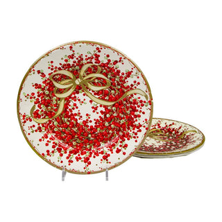 Caspari Pepperberry Salad/Dessert Plates 8070SP