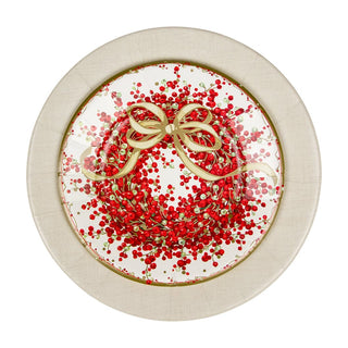 Caspari Pepperberry Salad/Dessert Plates 8070SP
