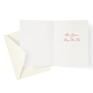Caspari Traditional Santa Large Boxed Christmas Cards - includes 15 cards & envelopes 81307