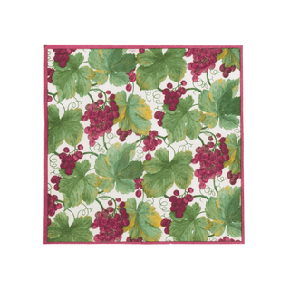 Caspari Vineyard Bordeaux Cocktail Napkins - includes 20 Cocktail Napkins 8212C