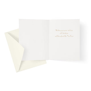 Caspari Peace Boxed Christmas Cards - 16 Cards & 16 Envelopes 82229