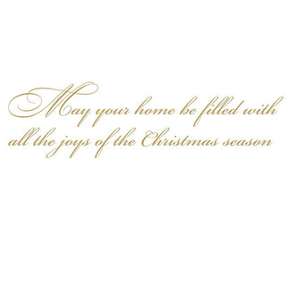Caspari English Country Inn Classic Boxed Christmas Cards - includes 15 cards & envelopes 82243