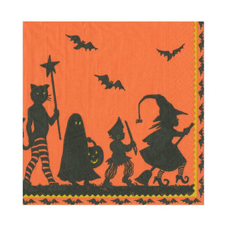 Caspari Halloween Parade Recycled Luncheon Napkins - 20 napkins per package 8281EL