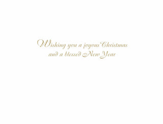 Caspari Nativity with Tree Classic Boxed Christmas Cards - includes 15 cards & envelopes 83229