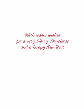 Caspari Deer with Wreath Classic Boxed Christmas Cards - includes 15 cards & envelopes 83242