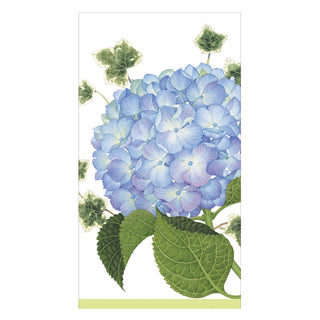 Caspari Hydrangea Recycled Guest Towel - 15 napkins per package 8441EG