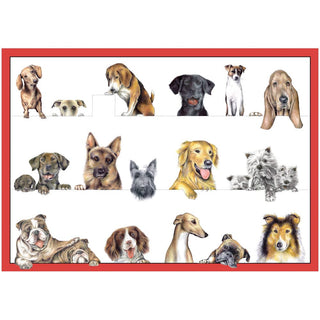 Caspari Dogs Assorted Notes 8 In 84609.46