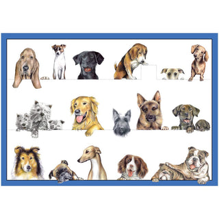 Caspari Dogs Assorted Notes 8 In 84609.46