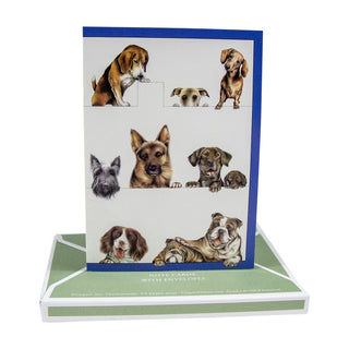 Caspari Dogs Assorted Notes 8 In 84609.46