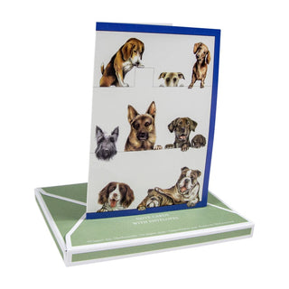 Caspari Dogs Assorted Notes 8 In 84609.46