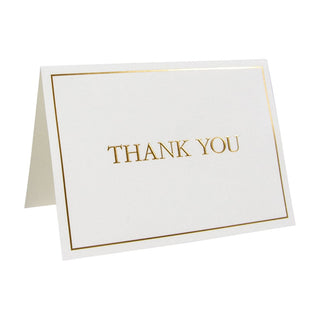 Caspari Thank You Gold Embossed Thank You Notes Boxed 8 In 84643.44B