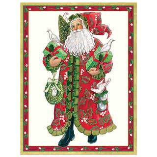 Caspari Holiday Tidings Large Boxed Christmas Cards - includes 15 cards & envelopes 85315