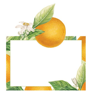 Caspari Orangerie Place Cards Die Cut Package 8 In 85907P