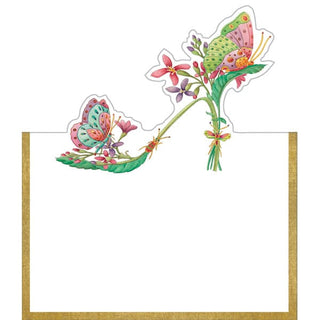 Caspari Parvaneh's Shoes Place Cards Die Cut Package 8 In 85908P