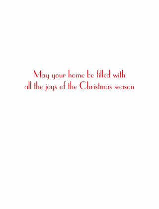 Caspari Becky's Staircase Classic Boxed Christmas Cards - includes 15 cards & envelopes 86213